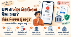 UPIથી ખોટા એકાઉન્ટમાં પૈસા મોકલાઈ ગયા? રિફંડ મેળવવા શું કરવું?
